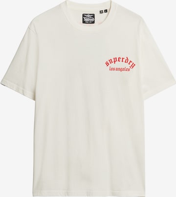 T-Shirt 'Neo Trad' Superdry en blanc : devant