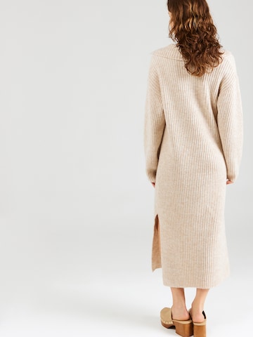 TOPSHOP Knitted dress in Beige