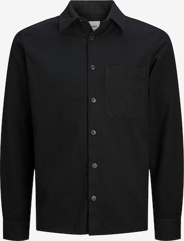 JJ Rebel Button Up Shirt 'JREBCARL' in Black: front