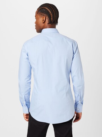 HUGO Slim Fit Hemd 'Kason' in Blau