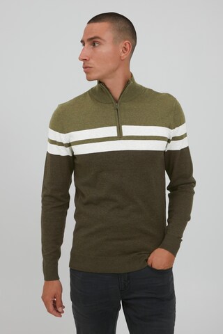 BLEND Sweater 'Naresh' in Green: front