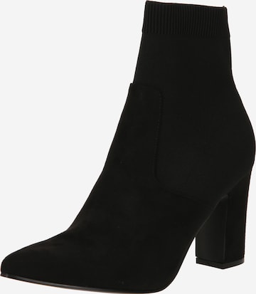 STEVE MADDEN - Botim 'RESEARCH' em preto: frente