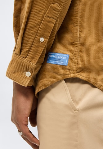 brūns SCOTCH & SODA Standarta piegriezums Krekls