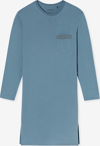 Pyjama court ' Comfort Nightwear ' SCHIESSER en bleu : devant