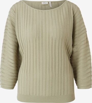 s.Oliver BLACK LABEL Sweater in Green: front