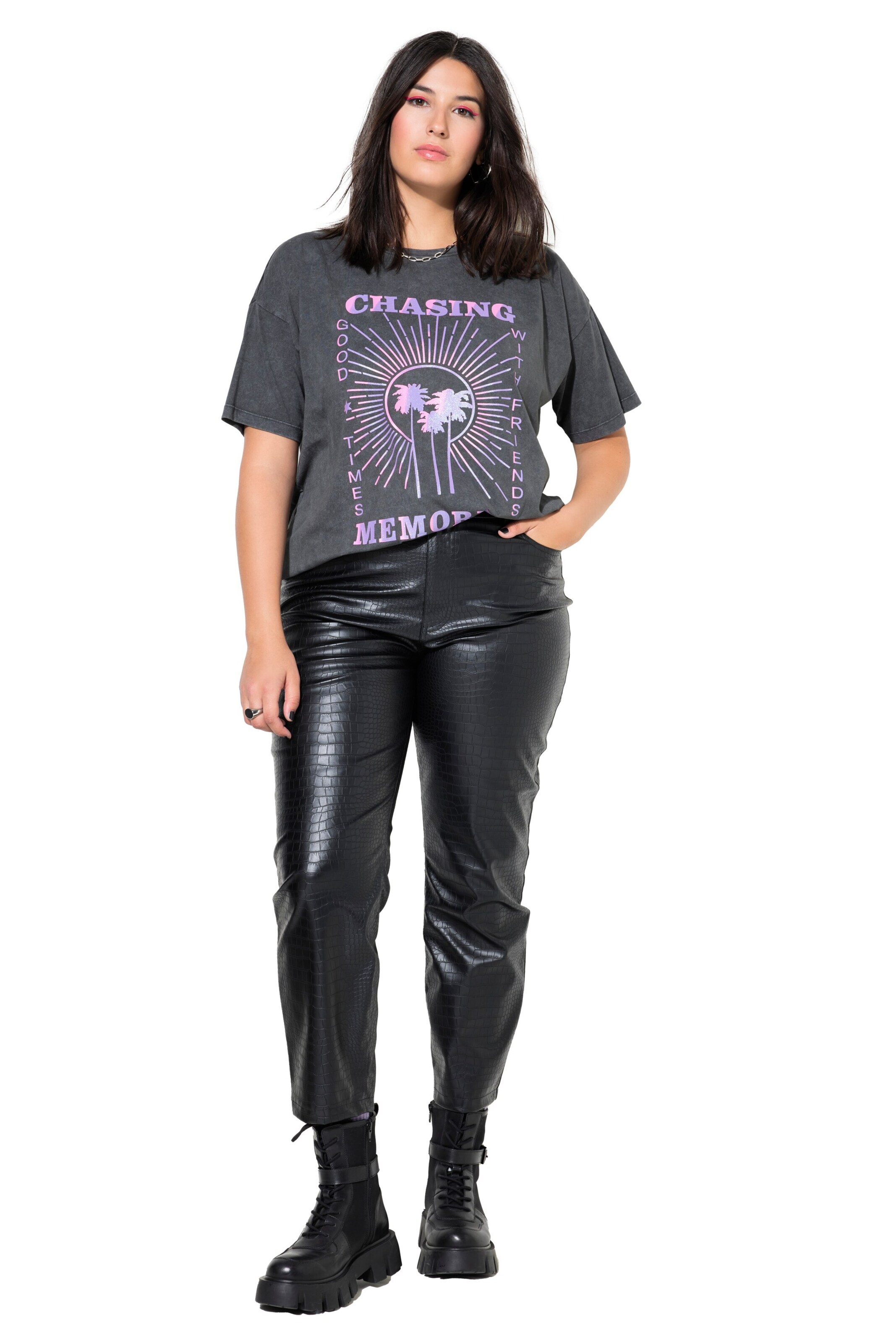 Studio Untold Regular Hose in Schwarz