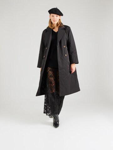 VERO MODA Between-Seasons Coat 'PENCE' in Black