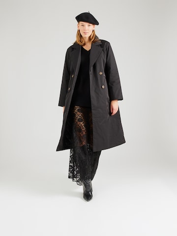 VERO MODA Between-Seasons Coat 'PENCE' in Black