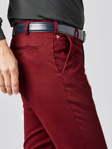 Regular Pantalon chino 'Bonn 2-8616' MEYER en rouge