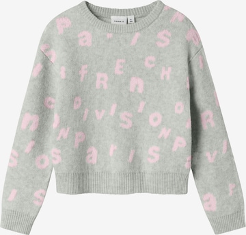 pilka NAME IT Megztinis 'FOLINE': priekis