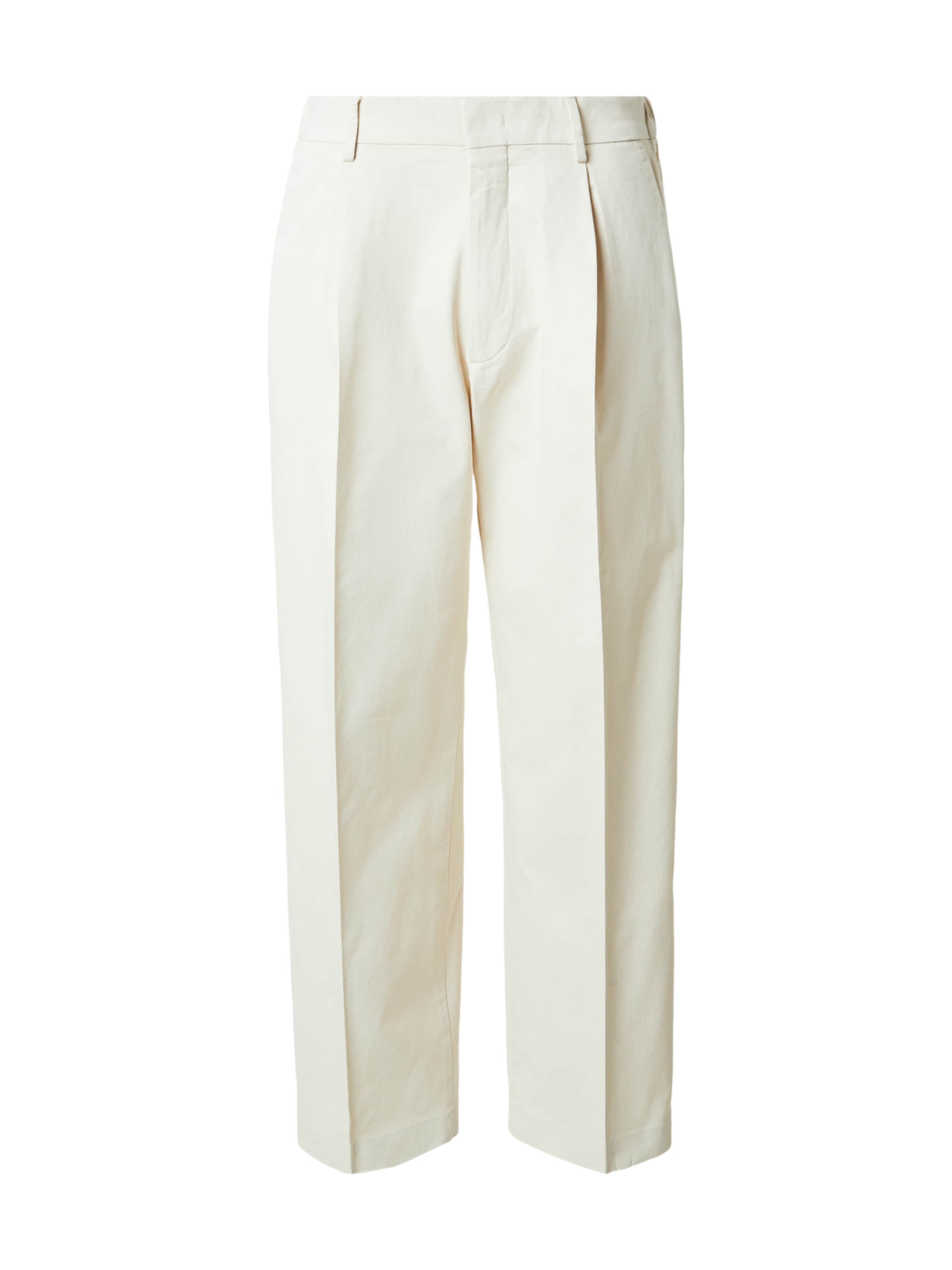 Pantaloni con piega frontale 'Kay 1420' NN07 di colore bianco naturale, Visualizzazione prodotti