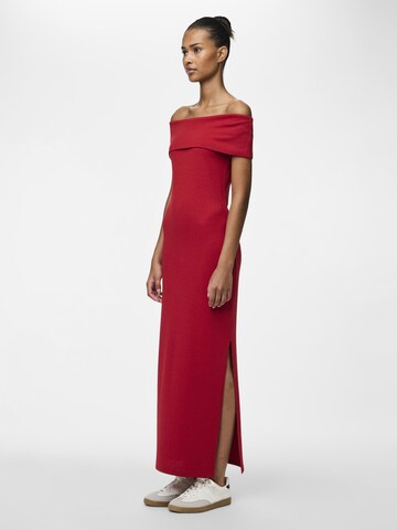 PIECES Dress 'LAYA' in Red