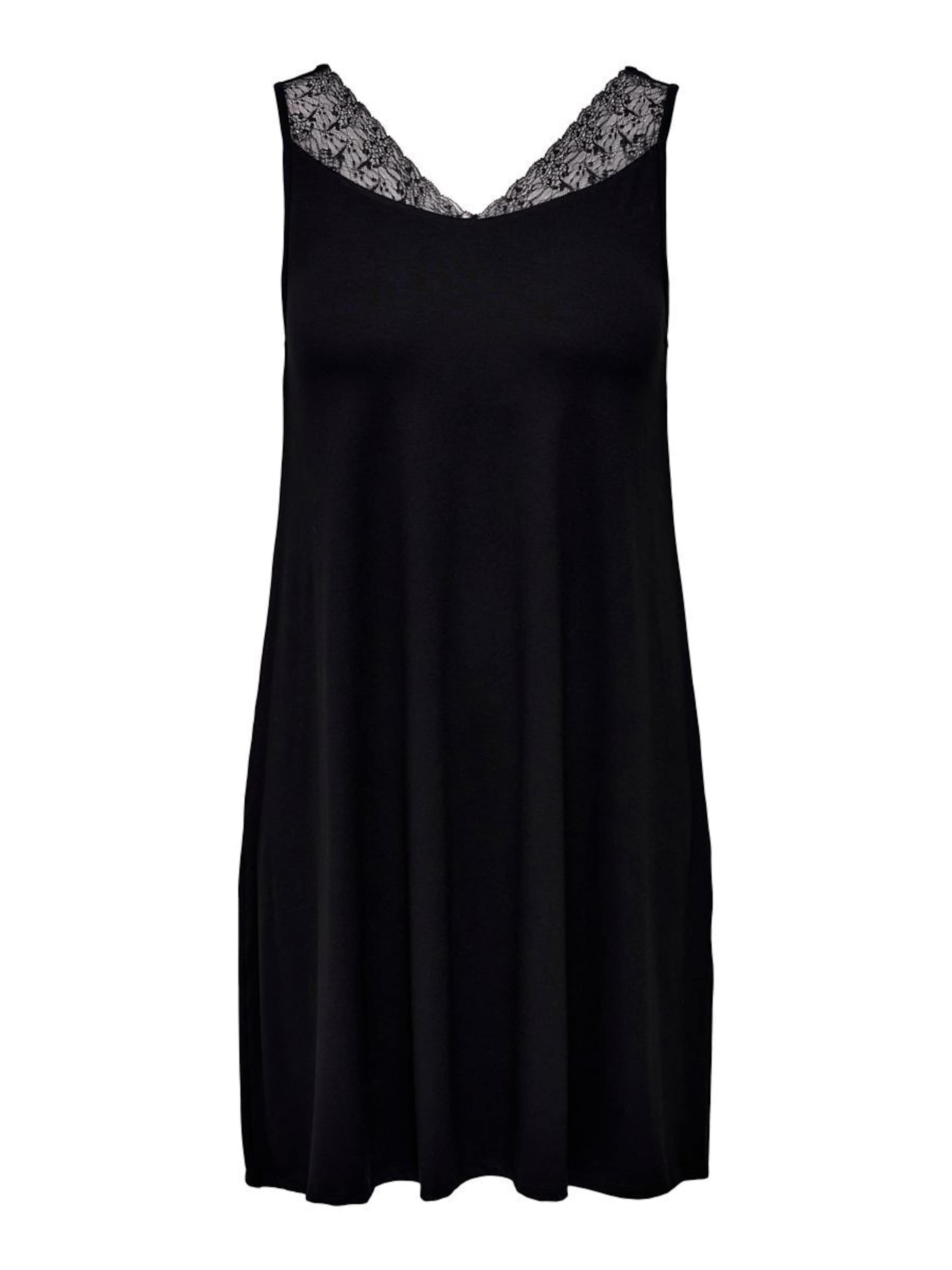 ONLY Carmakoma - Vestido en negro: frente