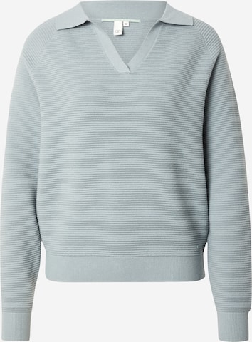 Pull-over QS en vert : devant