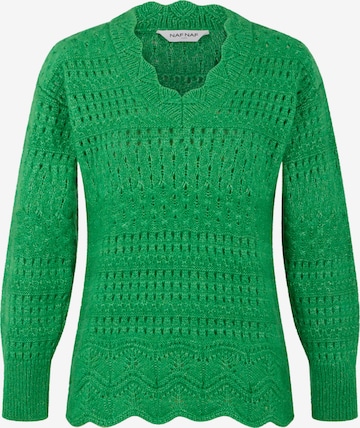 NAF NAF Sweater 'Taylor' in Green: front