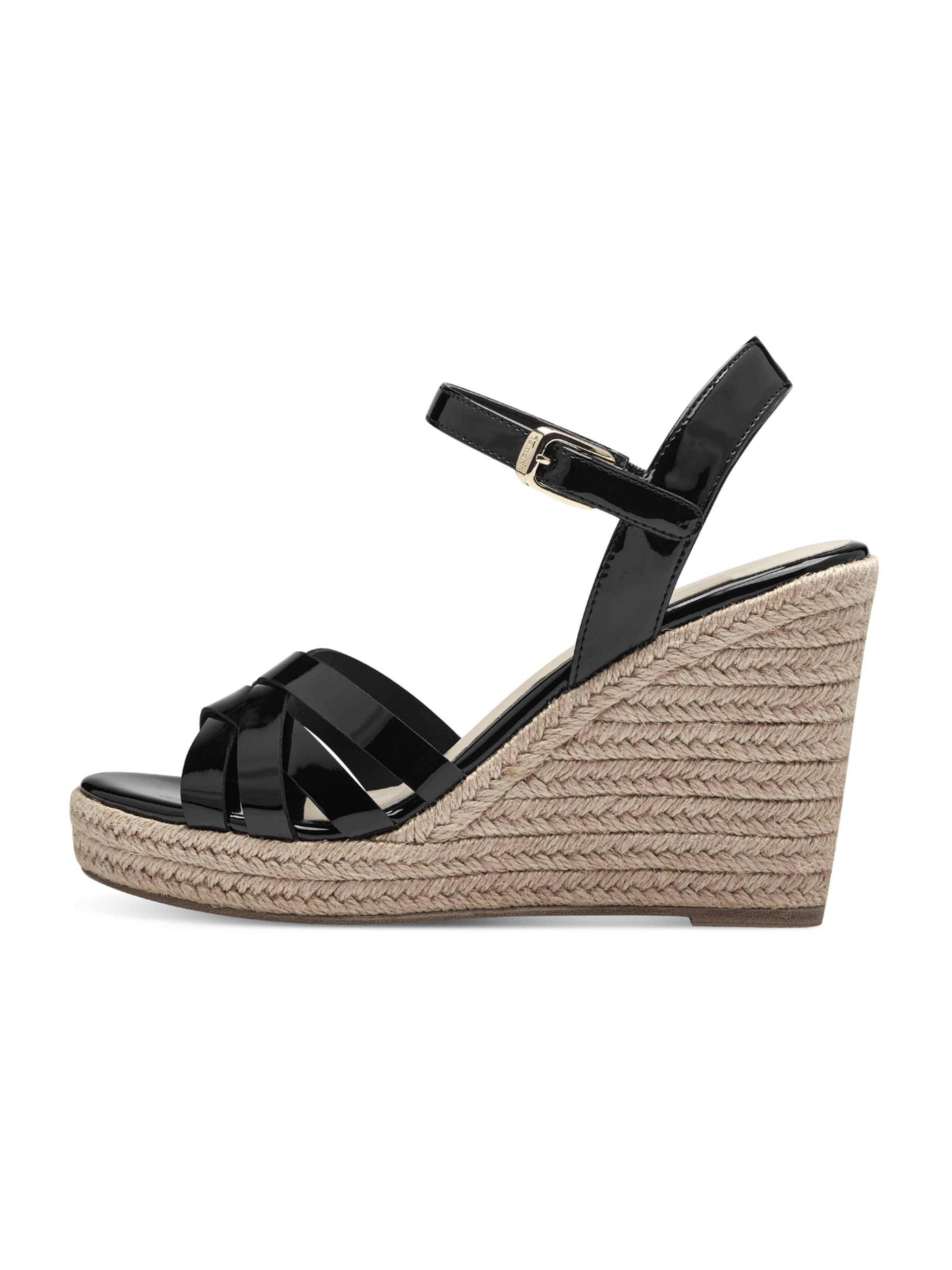 Tamaris Sandalen met riem in Zwart ABOUT YOU