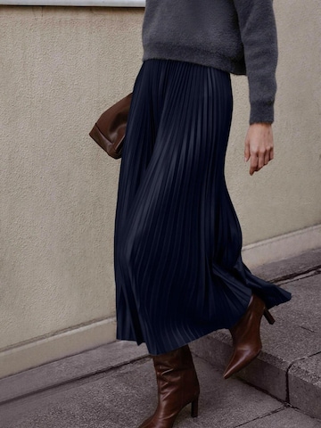 Jupe 'Pleated Skirt' Touché Privé en bleu