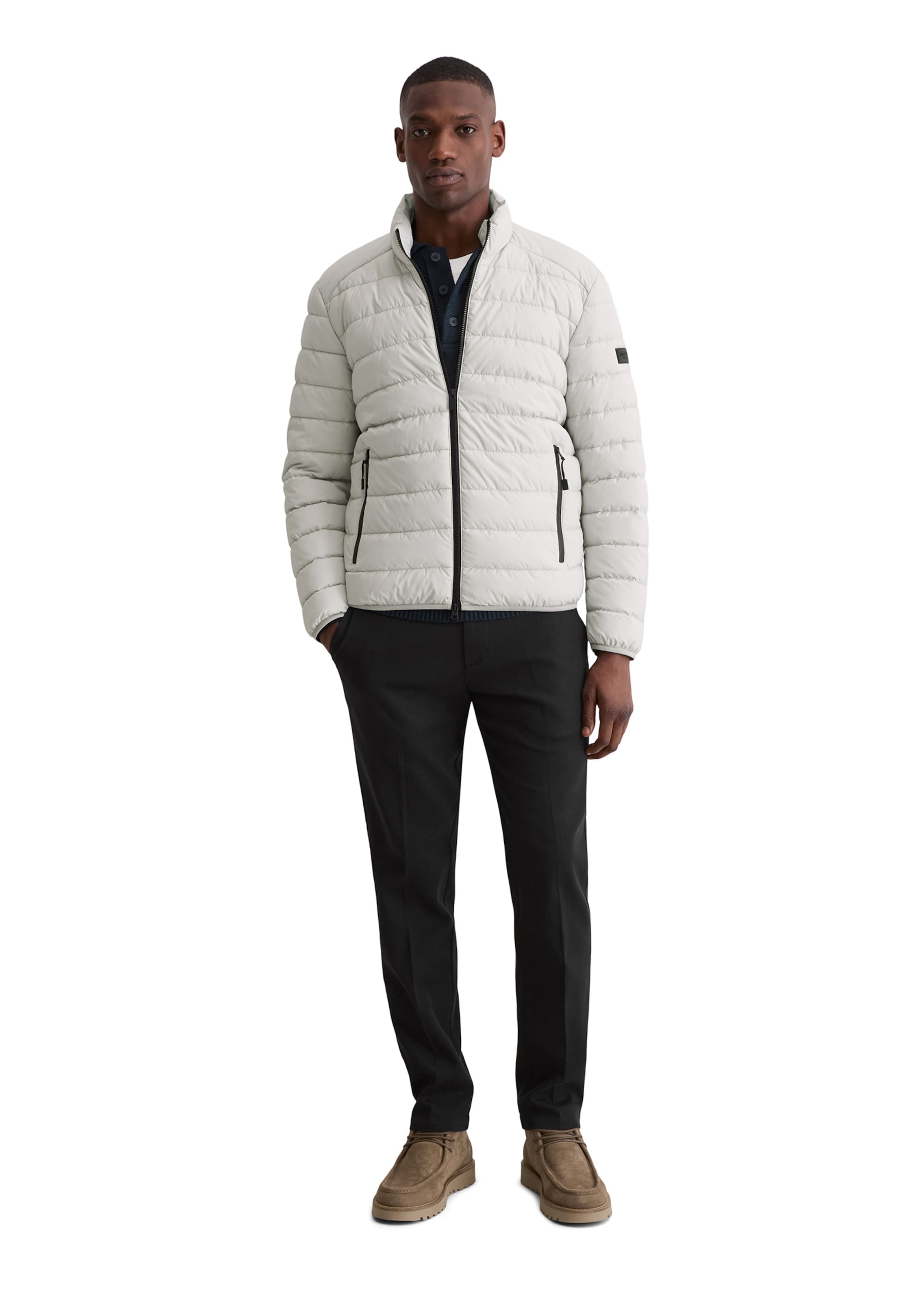 Marc O'Polo Between-Season Jacket ' aus recyceltem Performance-Polyester ' in White