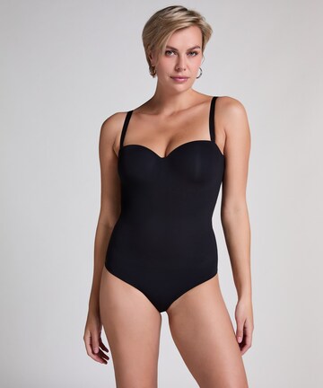 Hunkemöller Shapingbody in Zwart: voorkant