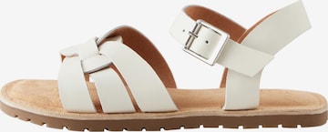 Next Sandals in White: front