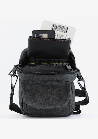 National Geographic Crossbody Bag 'Stream' in Grey