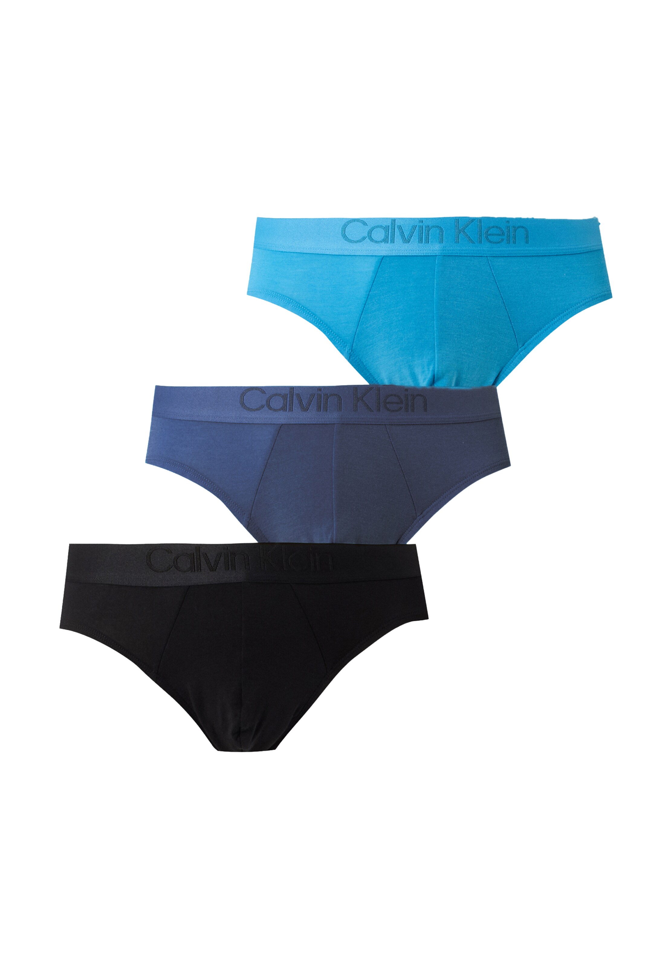 Calvin Klein Underwear Slip en S en bleu marine / turquoise / noir, Vue avec produit