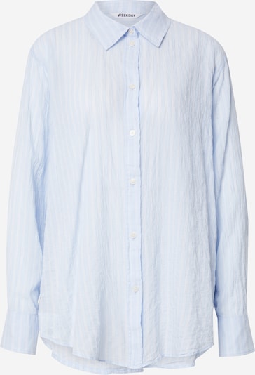 Palaidinė iš WEEKDAY, spalva – šviesiai mėlyna / balta, Prekių apžvalga