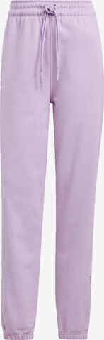 ADIDAS BY STELLA MCCARTNEY - Tapered Calças de desporto em roxo: frente