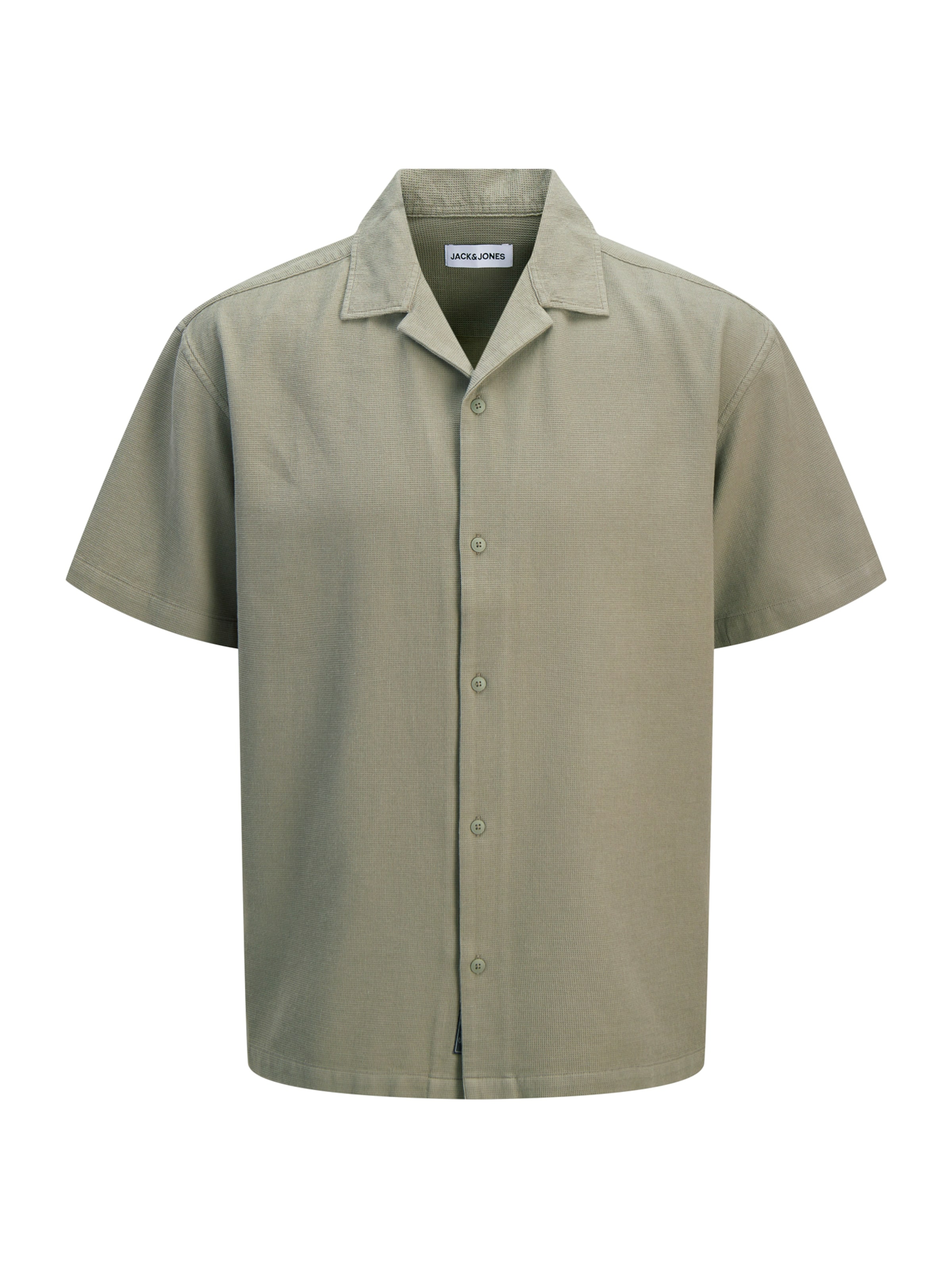 JACK & JONES Рубашка 'JJGLOBAL' в Зеленый: спереди