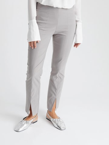 Minx Boot cut Pants 'EVERLY' in Silver