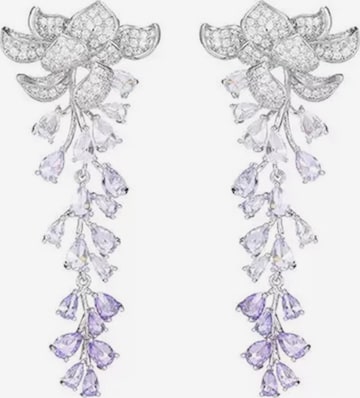 Boucles d'oreilles LanLivia en violet : devant