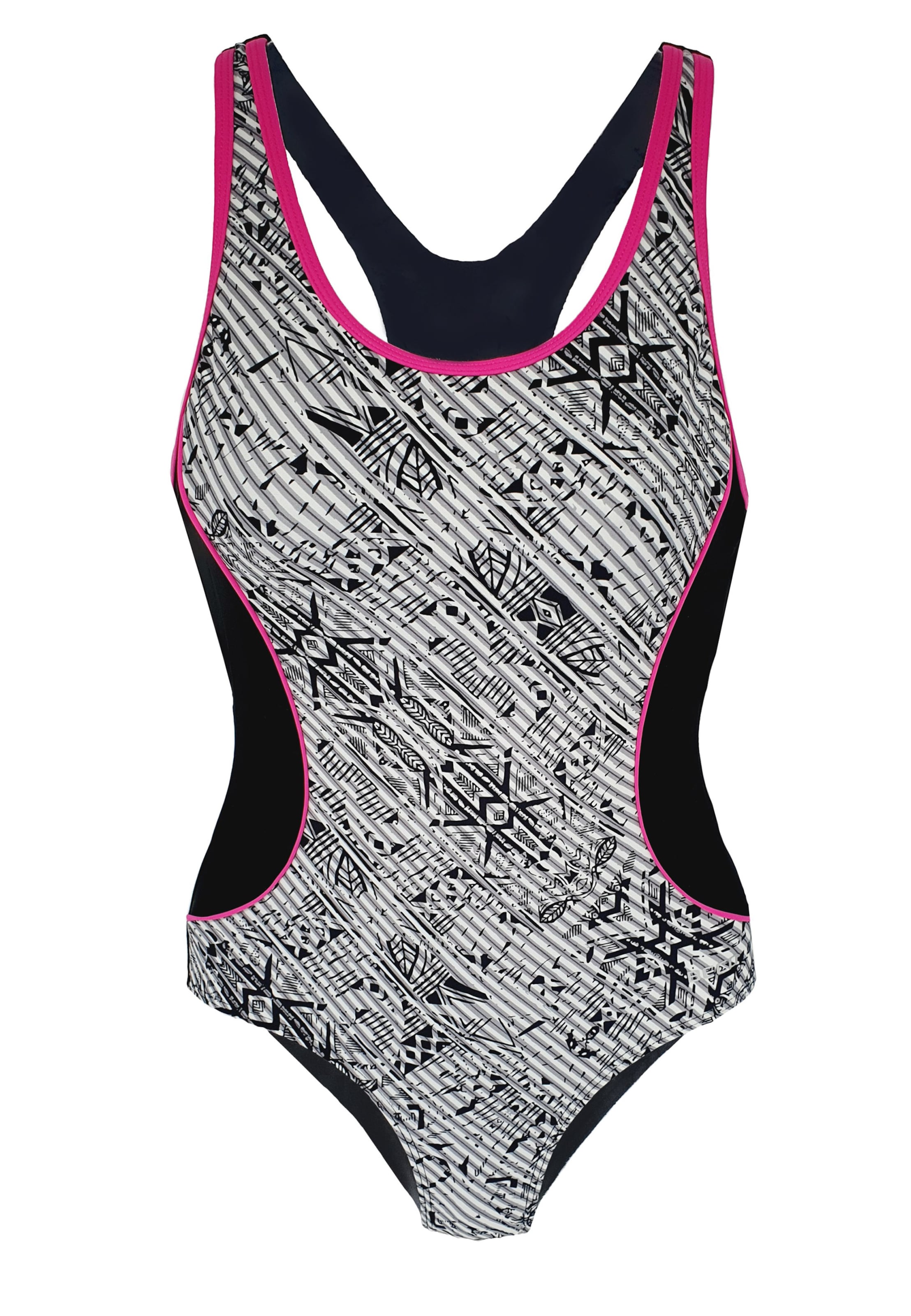 BECO the world of aquasports Bustier Badpak in Zwart: voorkant