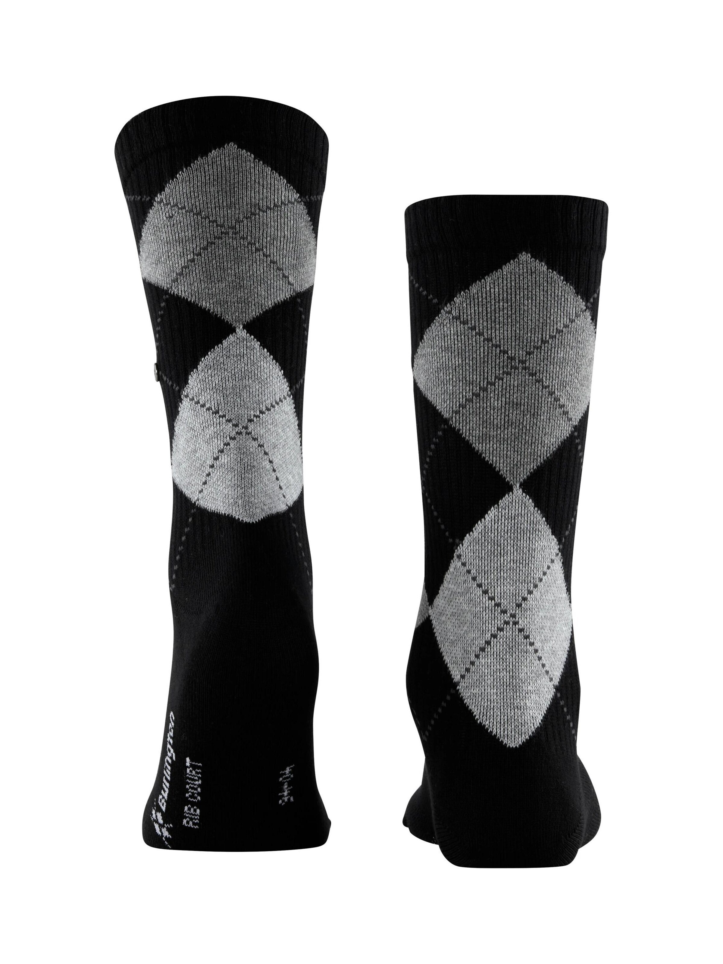 BURLINGTON Socks 'Rib Court' in Black