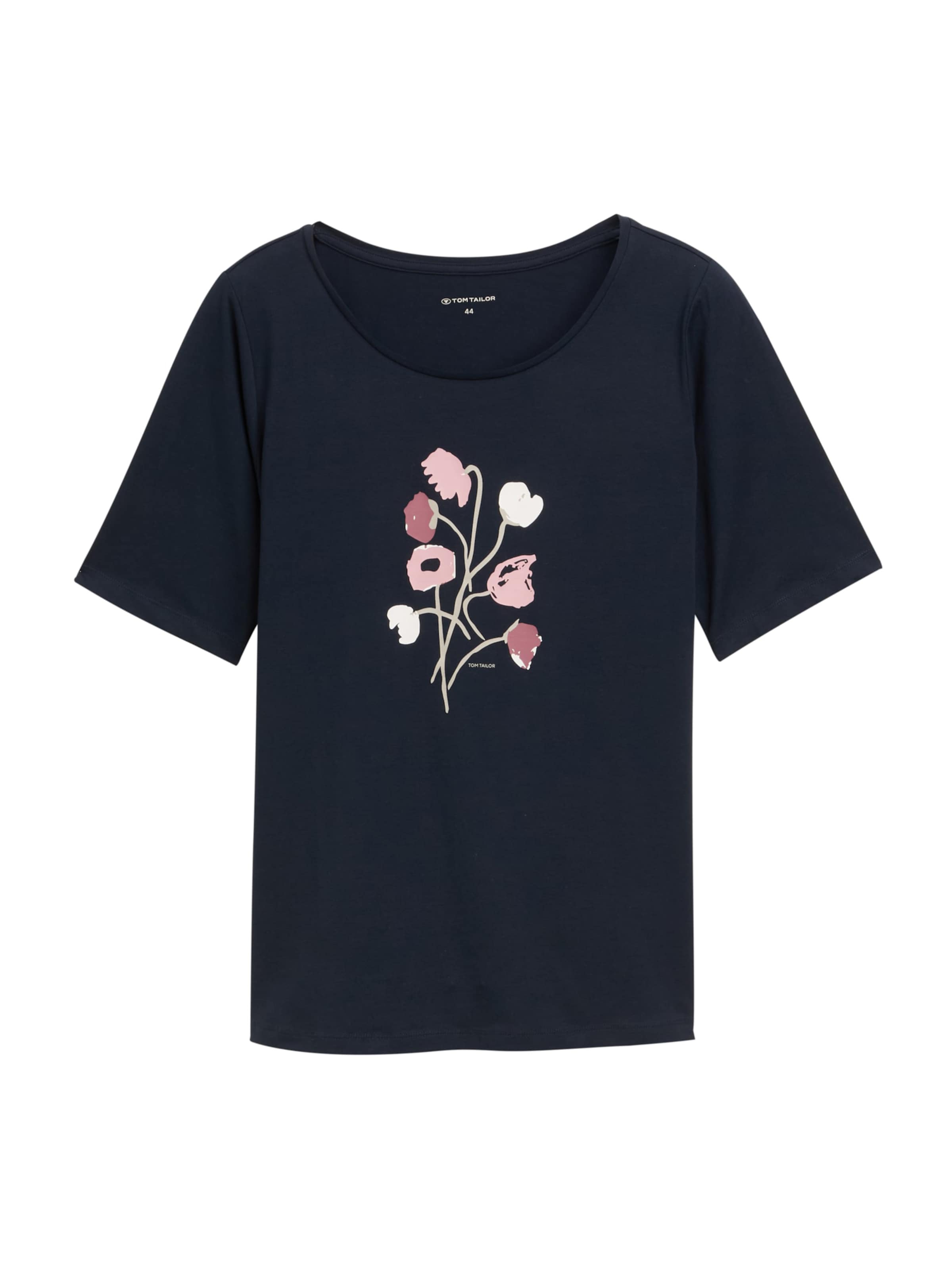 Tom Tailor Women + T-Shirt in Blau: Vorderseite