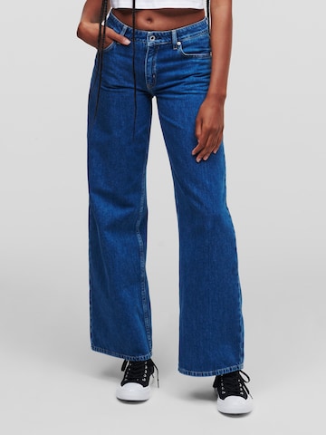 Loosefit Jean KARL LAGERFELD JEANS en bleu : devant