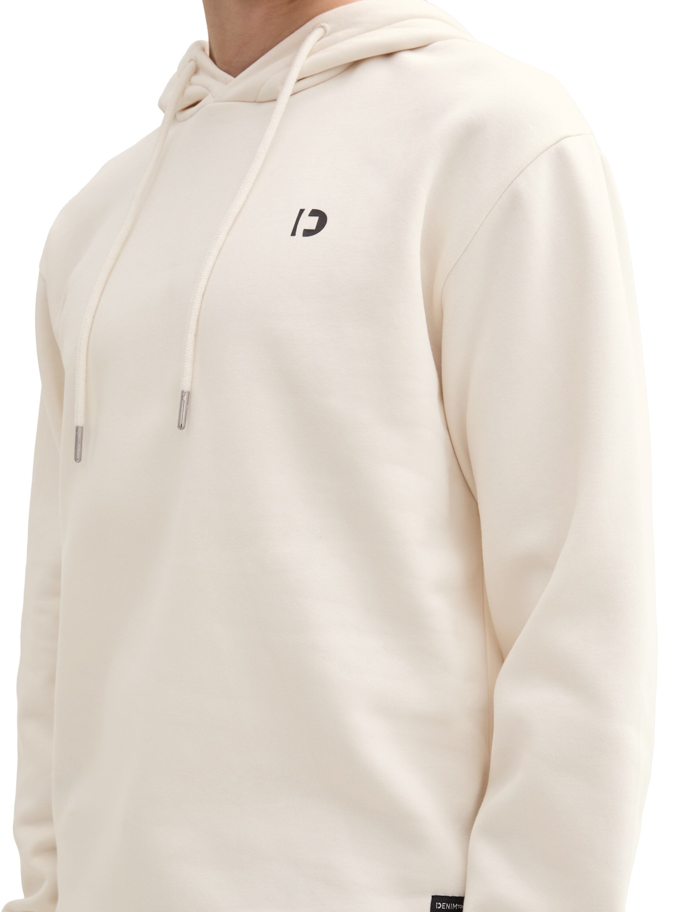 TOM TAILOR DENIM Sweatshirt in Wit