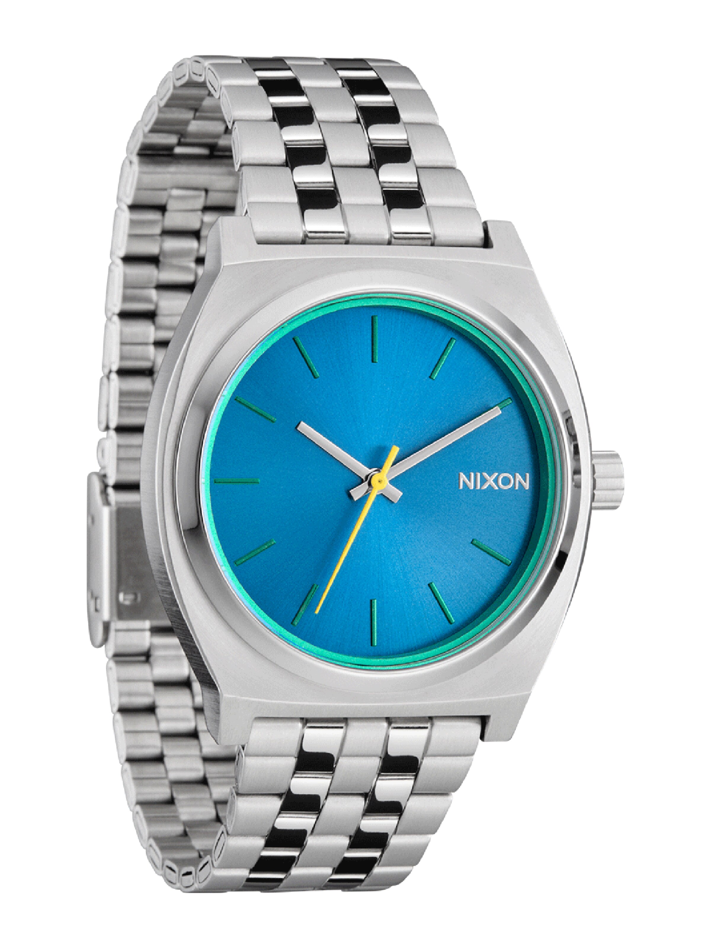 Nixon Analogové hodinky 'Time Teller' – stříbrná