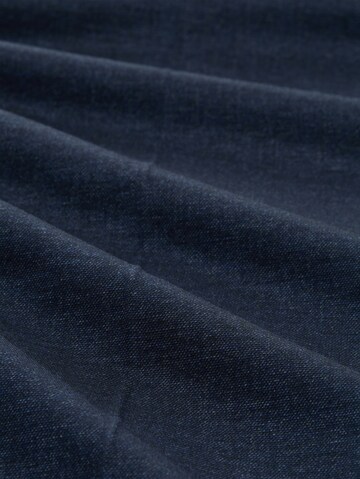 TOM TAILOR Regular Bandplooibroek in Blauw