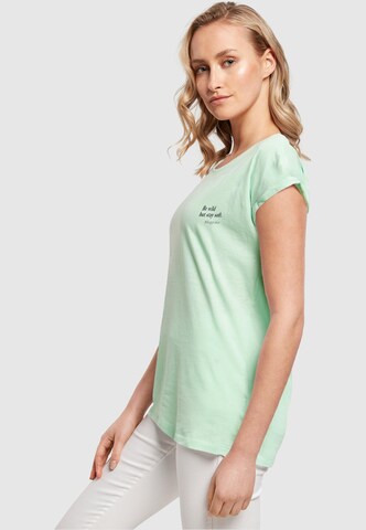 Merchcode Shirt 'Happines' in Groen