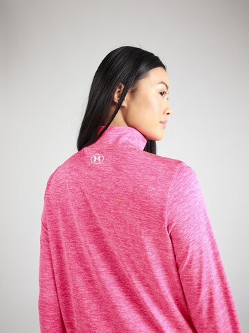 UNDER ARMOUR Athletic Sweater 'Tech Twist' in Pink