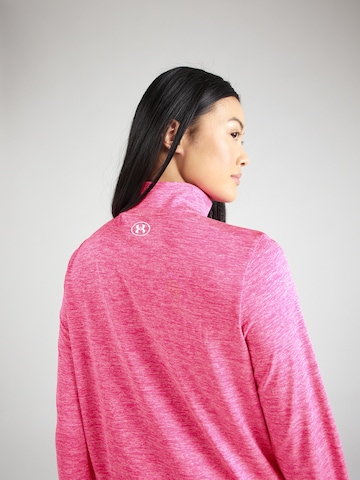 UNDER ARMOUR Športový sveter 'Tech Twist' - ružová