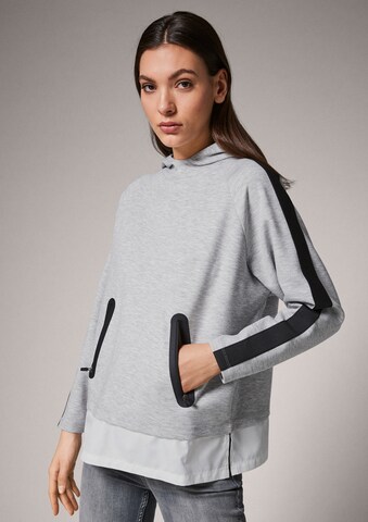 comma casual identity Sweatshirt in Grey: front