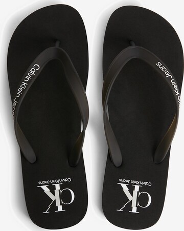 Flip-flops de la Calvin Klein Jeans pe negru