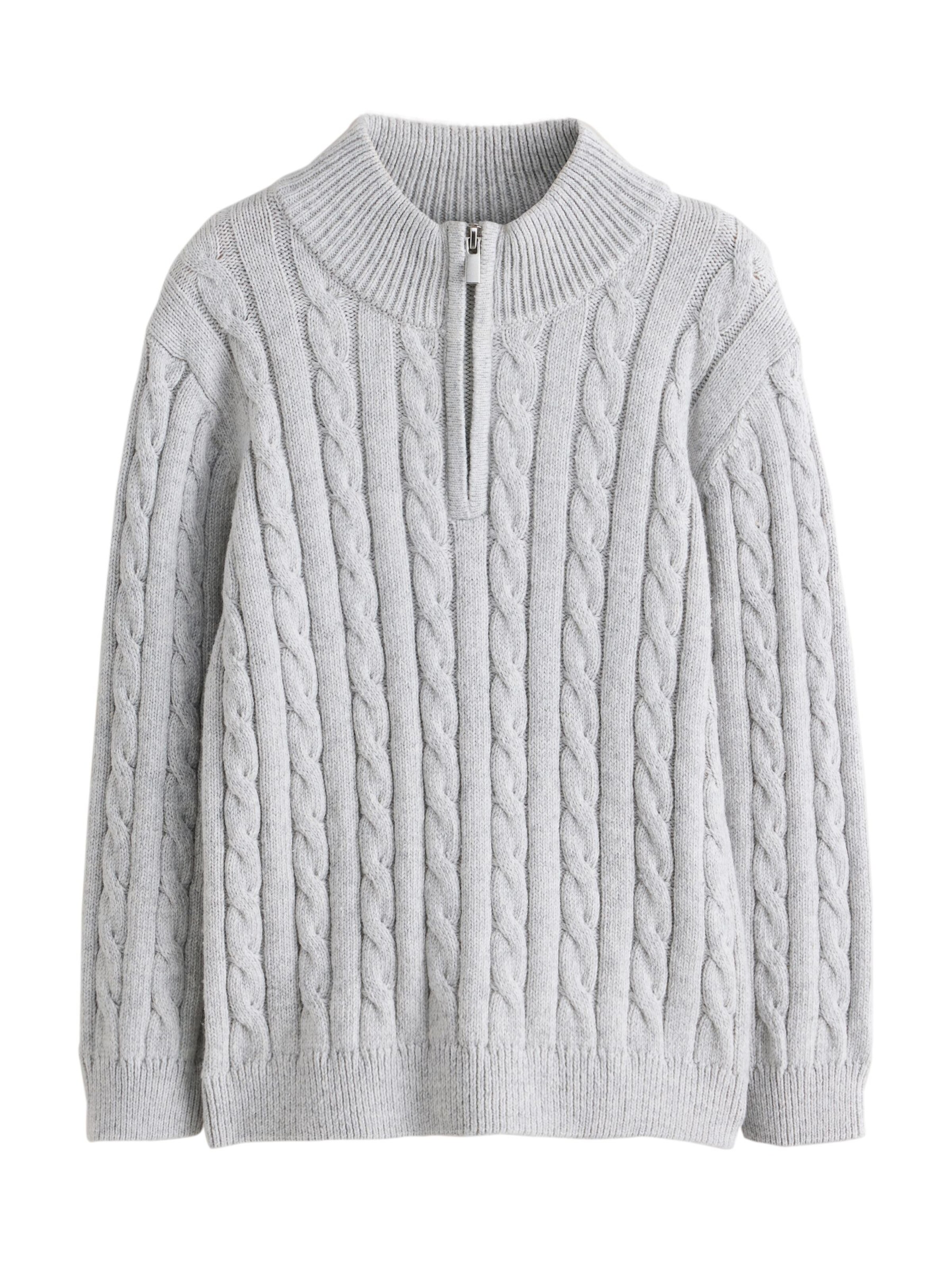 Pull-over Next en gris : devant