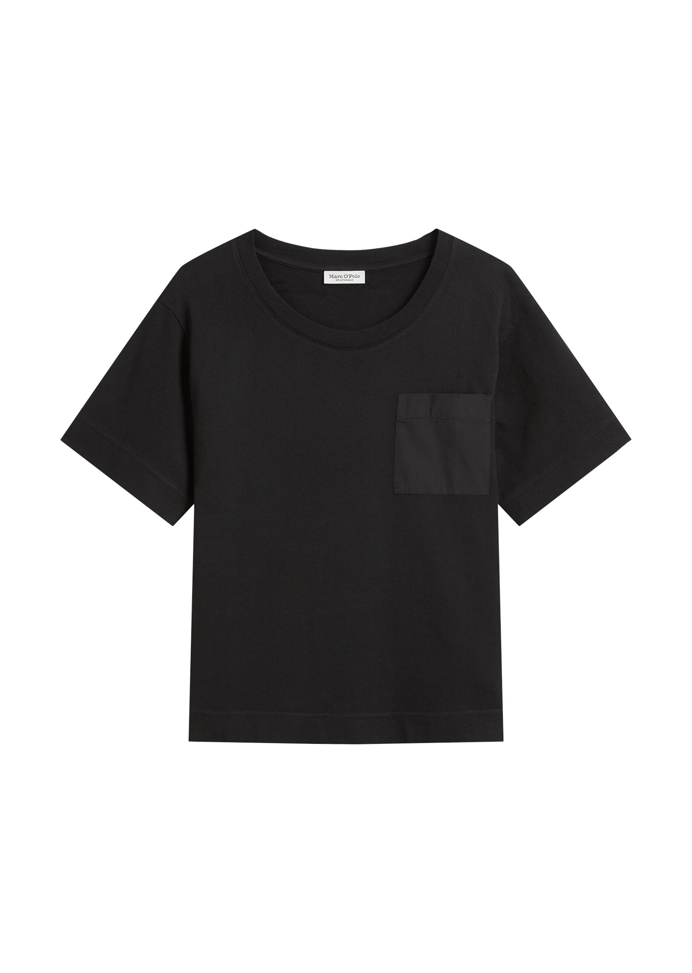 T-shirt Marc O'Polo en noir : devant