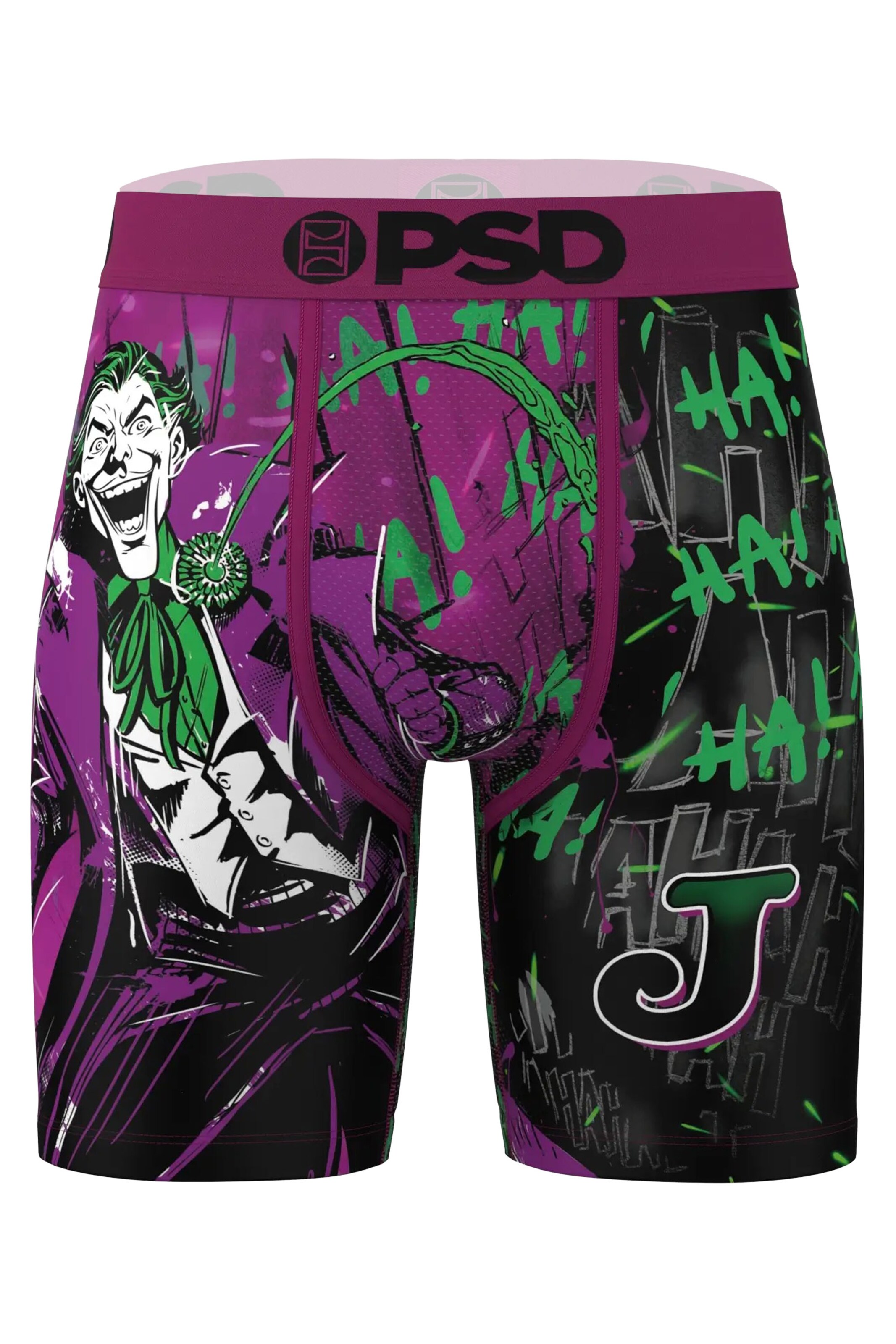PSD Boxer shorts 'Joker Lol' in Purple: front