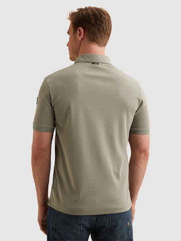 VANGUARD - Camiseta 'Polo shirt in interlock jersey with texture' en verde