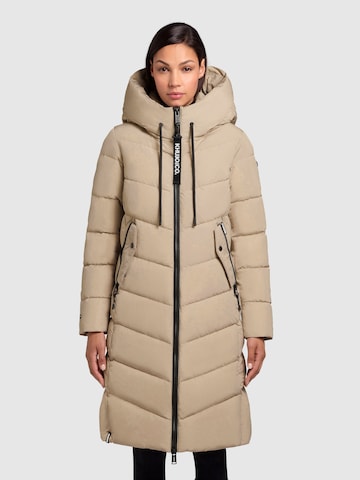 khujo Зимнее пальто 'Mikia 2' в Бежевый: спереди