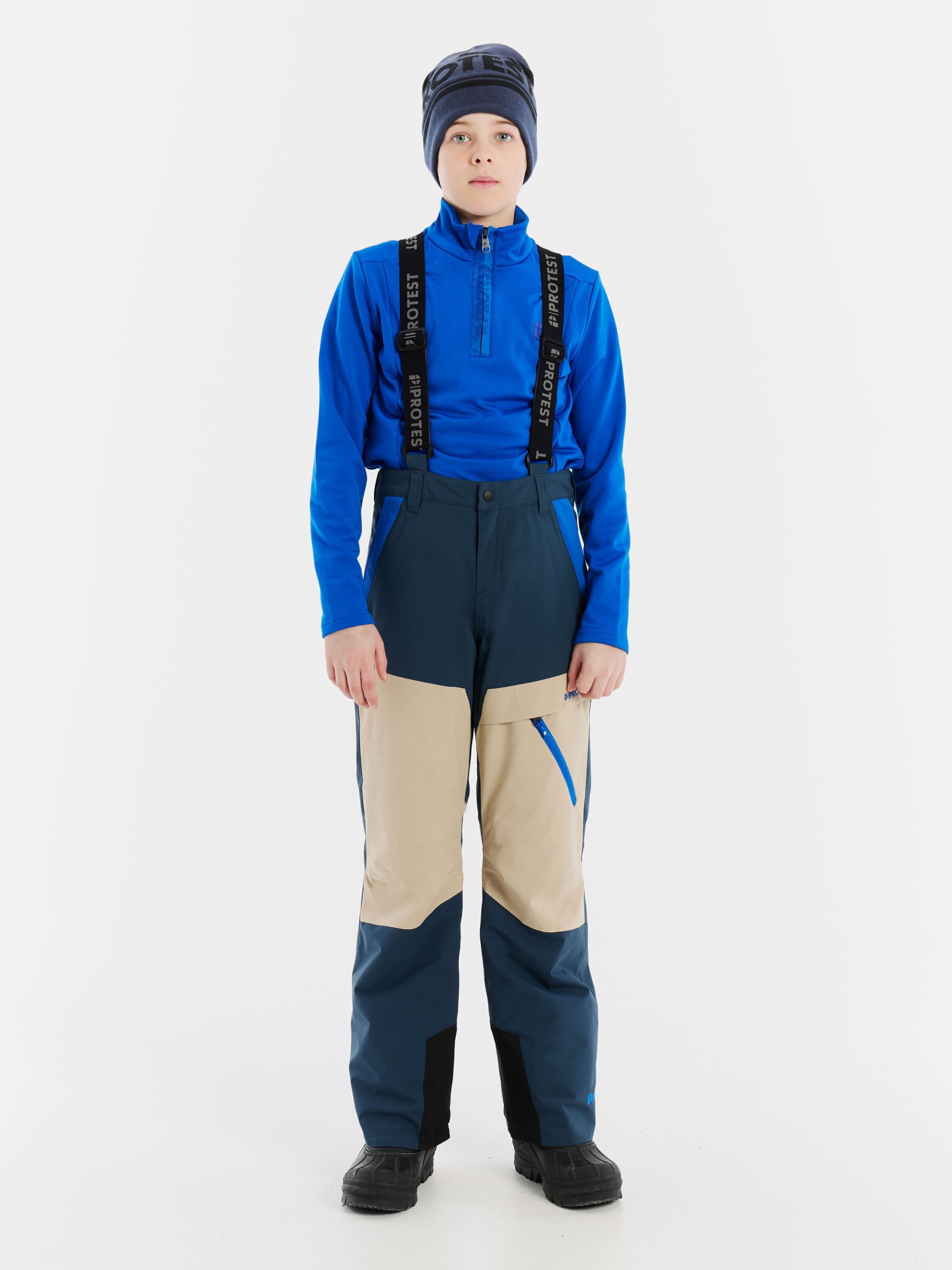 PROTEST Regular Sporthose 'PRTRoy JR'‌‌‌‌ in Blau: Vorderseite