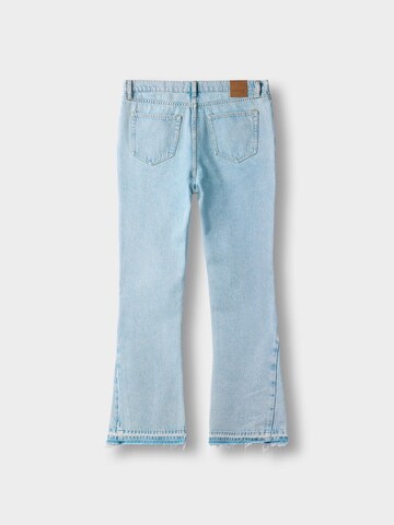 Burocs Flared Jeans 'Tony Open Hem' in Blue